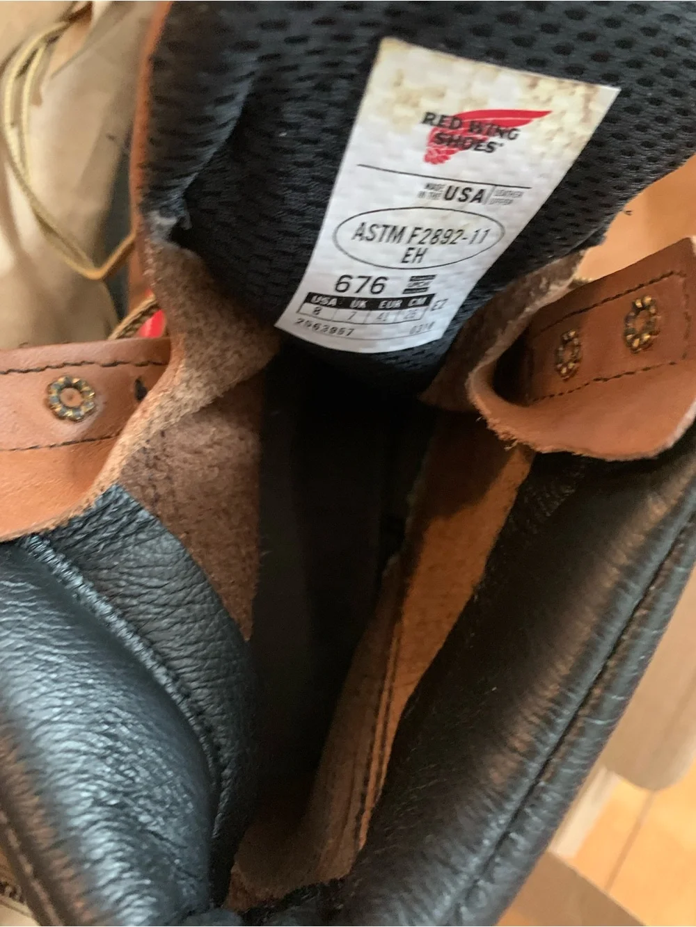 Red Wing Shoes durable leather